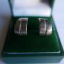 Vintage Sterling Silver 925 Hoop Drop Stud Earrings 4,6g Image 3
