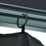 Gazebo with Curtain 300x300 cm Anthracite Aluminium Image 7