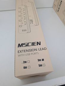 4 Way Extension Lead with 3 USB Ports