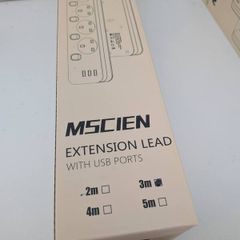 4 Way Extension Lead with 3 USB Ports