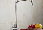 Modern Kitchen Tap Sink Taps Mono Basin Mixer Single Faucet Chrome Tap
