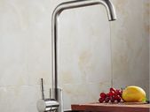 Modern Kitchen Tap Sink Taps Mono Basin Mixer Single Faucet Chrome Tap