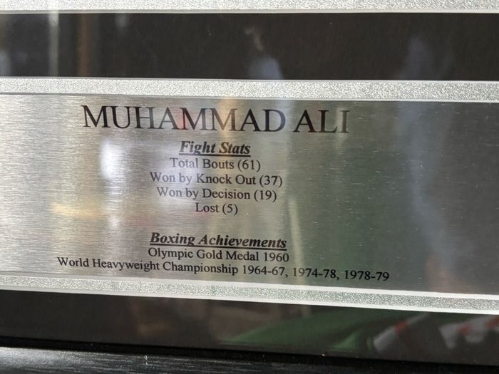 Muhammad Ali framed
