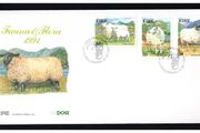 1991 Ireland Fauna &amp; Flora: Irish Sheep Stamps An Post First Day Cover (FDC)