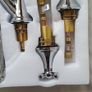 Brand new kelelife basin mixer tap with two handles polished chrome Image 4
