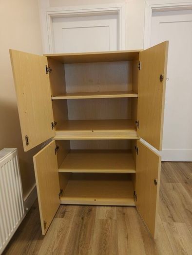 2 Sturdy Lockable Storage Cabinets  Excellent Condition