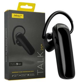 Jabra Talk 25 SE Bluetooth Mono In-Ear Headset Wireless Earphones With Mic Black New