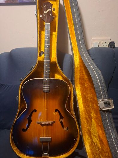 Rare Vintage 1930's Gretsch Jumbo Archtop Tenor Acoustic