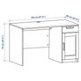 Ikea Desk Brimnes White Image 3
