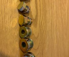 Oil sump plug and washer