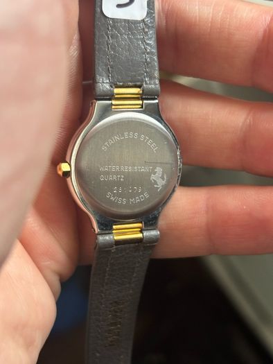 Ferrari Cartier Ladies' Watch Quartz Steel/Gold 28 mm Vintage Rare Wristwatch