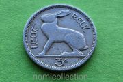 Ireland 1942 year 3 Pence.
