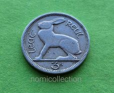 Ireland 1942 year 3 Pence.