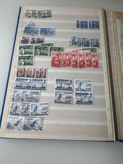 CANADA collection in stamp album