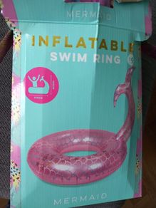 Mermaid tail swimming ring