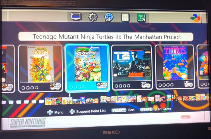 Nintendo SNES mini classic with 200 games