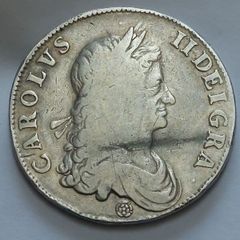 1662 Charles II Crown rare