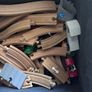Wooden train electric trains wooden tracks bridges Image 4