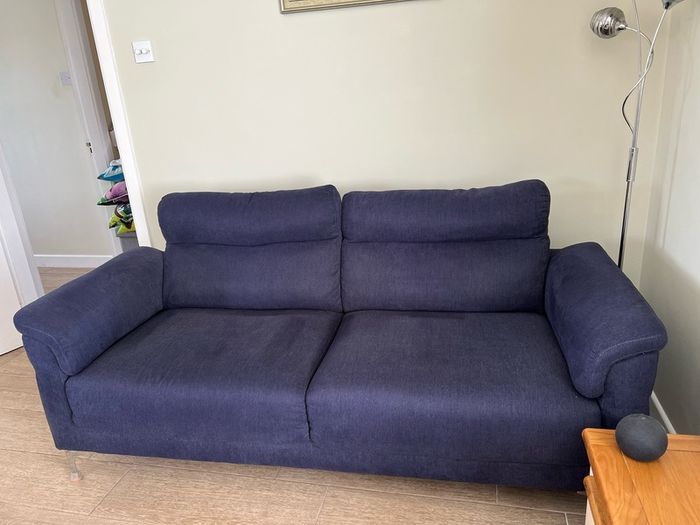 couches 2 and 3 seater Roxy Navy Blue