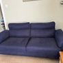 couches 2 and 3 seater Roxy Navy Blue Image 3