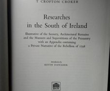 Researches in the south of Ireland by T Crofton Croker
