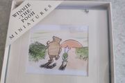 Winnie The Pooh Coloured Sketch Framed  Mniatures