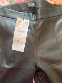 leather zara leggings