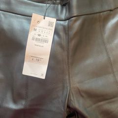 leather zara leggings