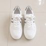 Premium Women's White Genuine Leather Sneakers  37. UK 4 Image 2