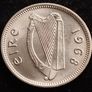 Ireland - 1968 - 3 Pence - Hare - KM.12a - UNC+ - [248] Image 2