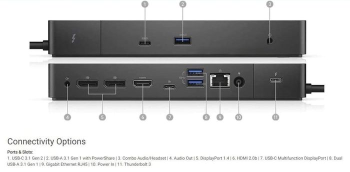 WD19TB Dell Thunderbolt Docking Station