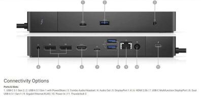 WD19TB Dell Thunderbolt Docking Station