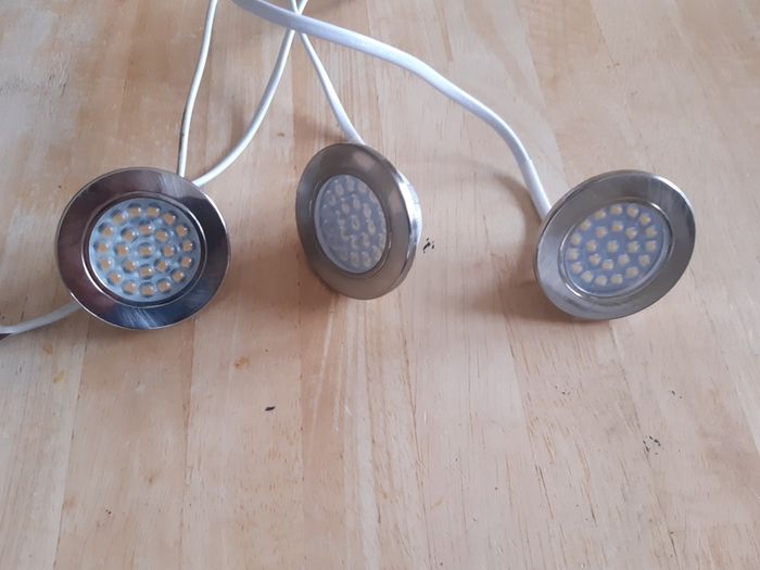1.5W Pozza LED Circular Recessed Cabinet Lights