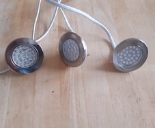 1.5W Pozza LED Circular Recessed Cabinet Lights