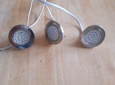 1.5W Pozza LED Circular Recessed Cabinet Lights