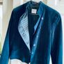 Genuine Y2K Navy velvet jacket from Oasis 10 12 Image 4