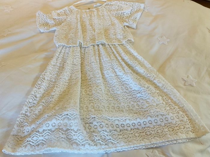 Gorgeous Zara dress cream lace 8 9