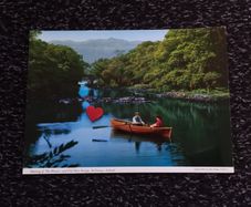 Ireland Postcard : Meeting of The Waters , and Old Weir Bridge , Killarney , Co. Kerry - A John Hinde Giant Postcard