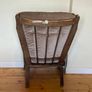 Classic Vintage Upholstered Armchair | Solid Wood Frame Image 5