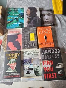 Nine books new/excellent condition
