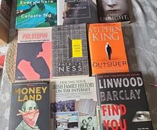 Nine books new/excellent condition