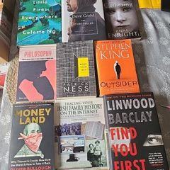 Nine books new/excellent condition
