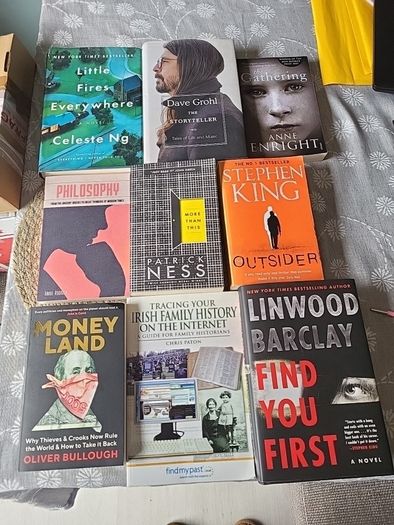 Nine books new/excellent condition
