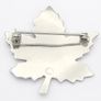 Maple Leaf Sterling Silver Brooch Image 3
