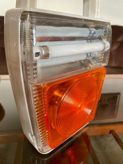 Vintage Multi Purpose Utility Lantern Made in Hong Kong Breakdown Lamp Flashing