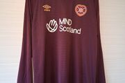 Heart Of Midlothian Jersey. Official Umbro Hearts Jersey. Long Sleeved.  Collect In Dublin Or Receive Via Post.