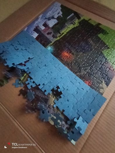 Minecraft jigsaw puzzle. Age9+