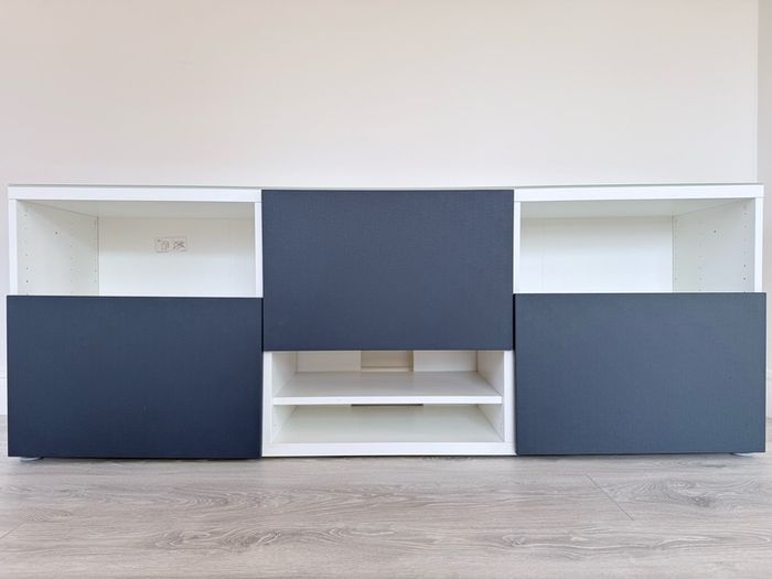 TV stand with doors