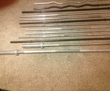 Gym / fitness bars / barbells