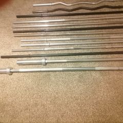Gym / fitness bars / barbells